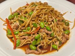 茭白豆米鲜肉丝-扬州狮子楼·非遗淮扬菜(总店)