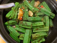 砂锅酱汁秋葵-闽上鲜·福建菜(龙湖滨江天街店)