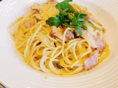 奶油菌菇鸡肉培根意面-必胜客(港城新天地店)