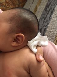 -慧婴轩婴儿理胎发胎毛笔胎毛画手足印(通州店)