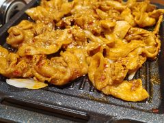 铁板章鱼五花肉-春熙台韩国料理·章鱼肥牛(西丽店)