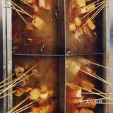 神奇的山上深夜食堂感～看见那种老摊儿就觉得高兴～而且