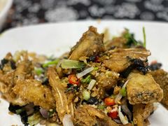 紫苏煎鱼骨-大姑母农庄