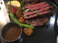 香煎西冷.时令蔬菜及黑椒汁-芭莉与彩虹西餐厅(成都合生汇店)