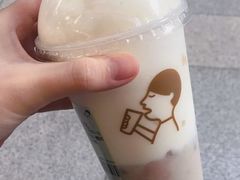 芋泥波波牛乳茶-喜茶(北京华贸购物中心店)