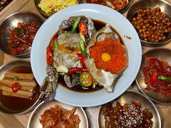 -草家酱蟹炭火烤肉店(珲春南路一店)