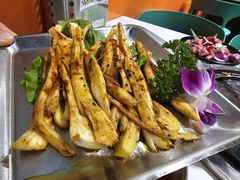 -山野的朋友露营炭火烤肉