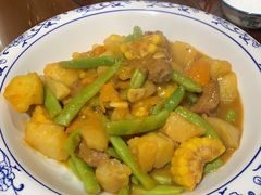 -东来菜馆•手抓海鲜家常菜•海鲜锅贴(鸽子窝店)