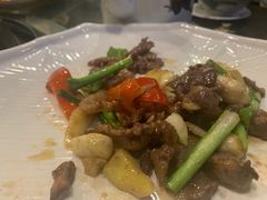 葱姜爆炒黄牛展-阿多私房菜(顺德店)