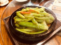 铁板鲜芋梗-农厨好味·温泉鹅·农家菜