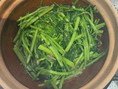 啫啫虾酱空心菜-熠盛粤味(永康路店)
