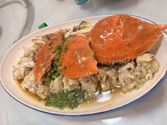 葱油梭子蟹-渔中舟海鲜大排档(普陀沈家门店)