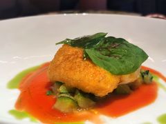 橄榄油慢煮海鲈鱼-Le Comptoir de Pierre Gagnaire
