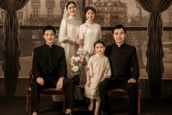 -时光纪亲子全家福照相馆(静安店母女写真父母纪念照)