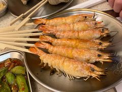 盐烤罗氏虾-白仁仔· 活烤海鲜 宵夜(豫园店)