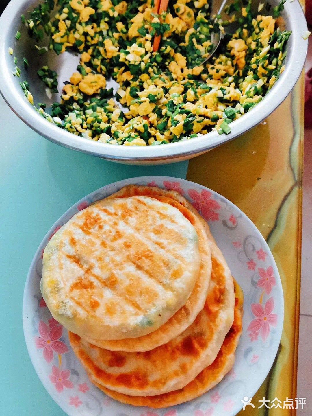 韭菜鸡蛋馅饼
