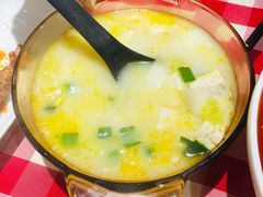 鸡汤小白菜煮榆林豆腐-西贝(金桥店)