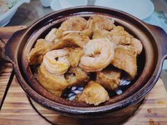 虾仁面筋-京天红酒家(虎坊路店)