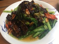 豆豉鲮鱼油麦菜-粥公粥婆精品家常菜(青龙桥店)