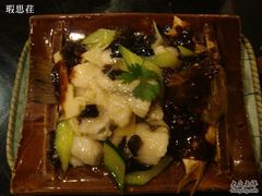 瓦片鲈鱼-老浒记烤鸭-北京菜(琉璃厂店)