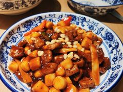 松子牛肉炒年糕-兔爸私家小厨(新北万达店)