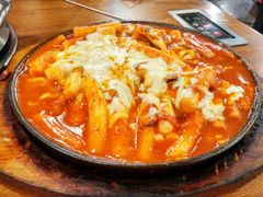 奶酪海鲜炒米条-包装马车·韩国料理·포장마차