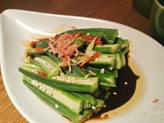 火腿丝炒秋葵-云海肴·汽锅鸡·云南菜(领展购物广场·中关村店)