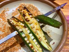 烤秋葵-筱果•梁山围炉烤肉(昌里路店)