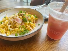 意式螺丝面配培根鸡肉-wagas(暖山店)