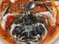 老坛剁椒蒸有机鱼头-渔乡米香·剁椒鱼头(四方坪店)