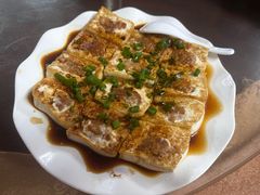 煎酿自磨豆腐-荔枝红五号农庄