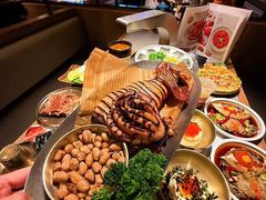 -草家酱蟹炭火烤肉店(珲春南路一店)