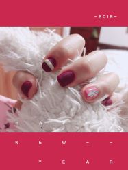 -手牵手美甲