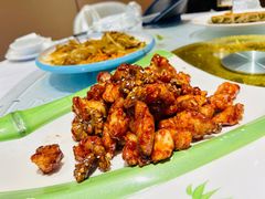 酱爆核桃鸡丁-大眼锅贴水饺(河东店)