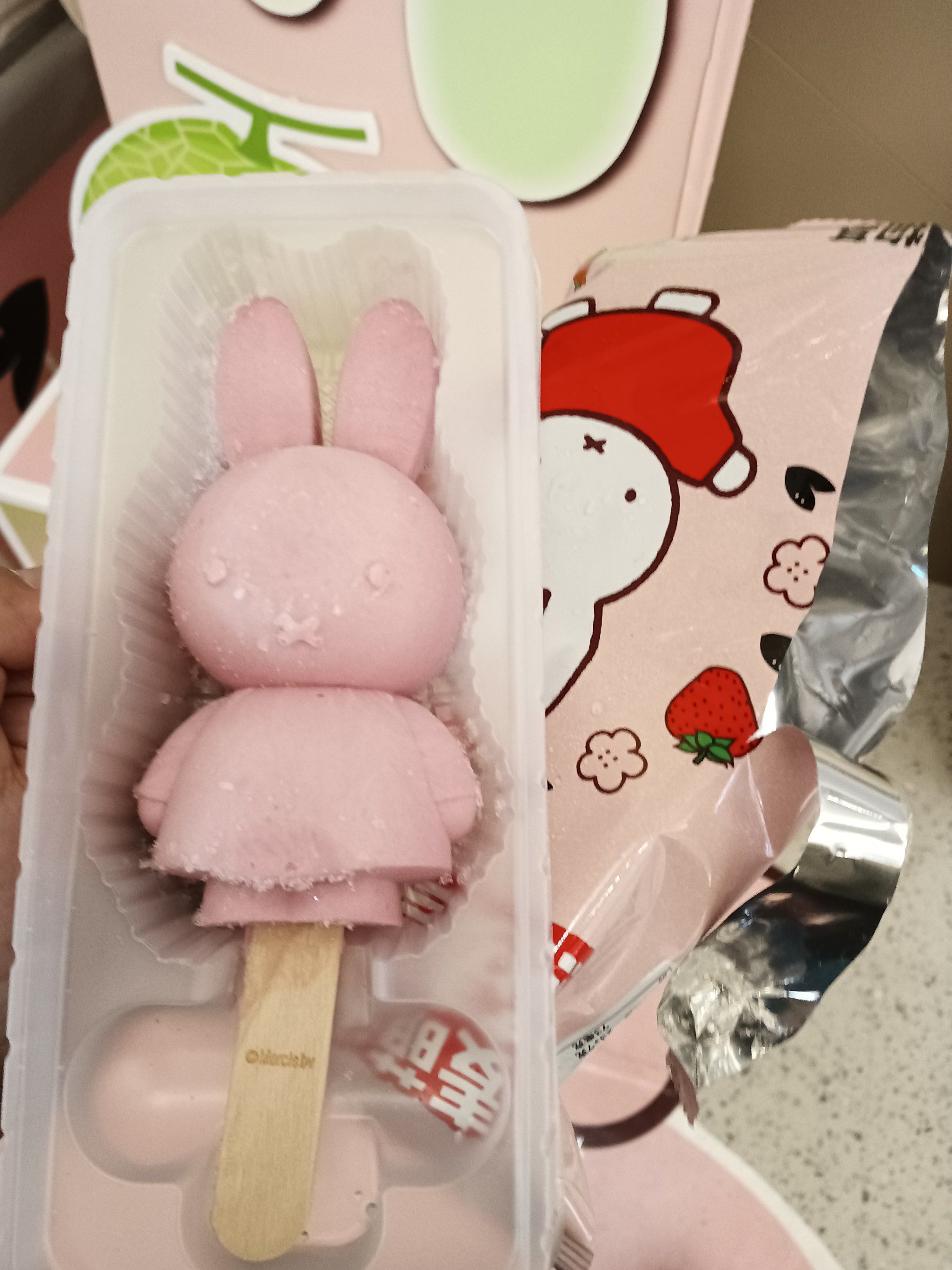 城市尝鲜计划 米菲兔子形状的雪糕是植物