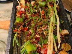 葱爆牛肉-绿茶餐厅(昌平悦荟店)