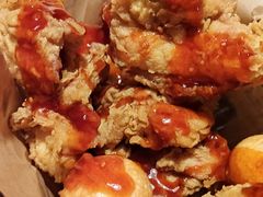 甜辣无骨炸鸡-包装马车·韩国料理·포장마차