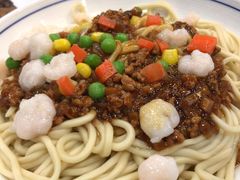 虾仁炸酱面-奎元馆.百年奎元.非遗传承(西湖边的解放路店)