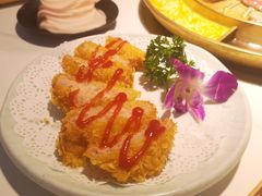 虾饼-猪啊牛呀羊啊铜盘烤肉(正大广场店)