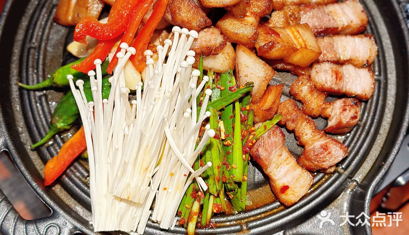 超绝🇰🇷韩国料理西班牙🇪🇸厚切五花肉
