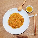 健身完吃一份蟹黄拌面犒劳自己一下