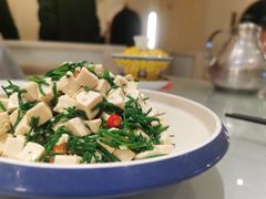 沙葱拌豆腐-宁夏国强手抓羊肉·清真菜(未央路凤三店)