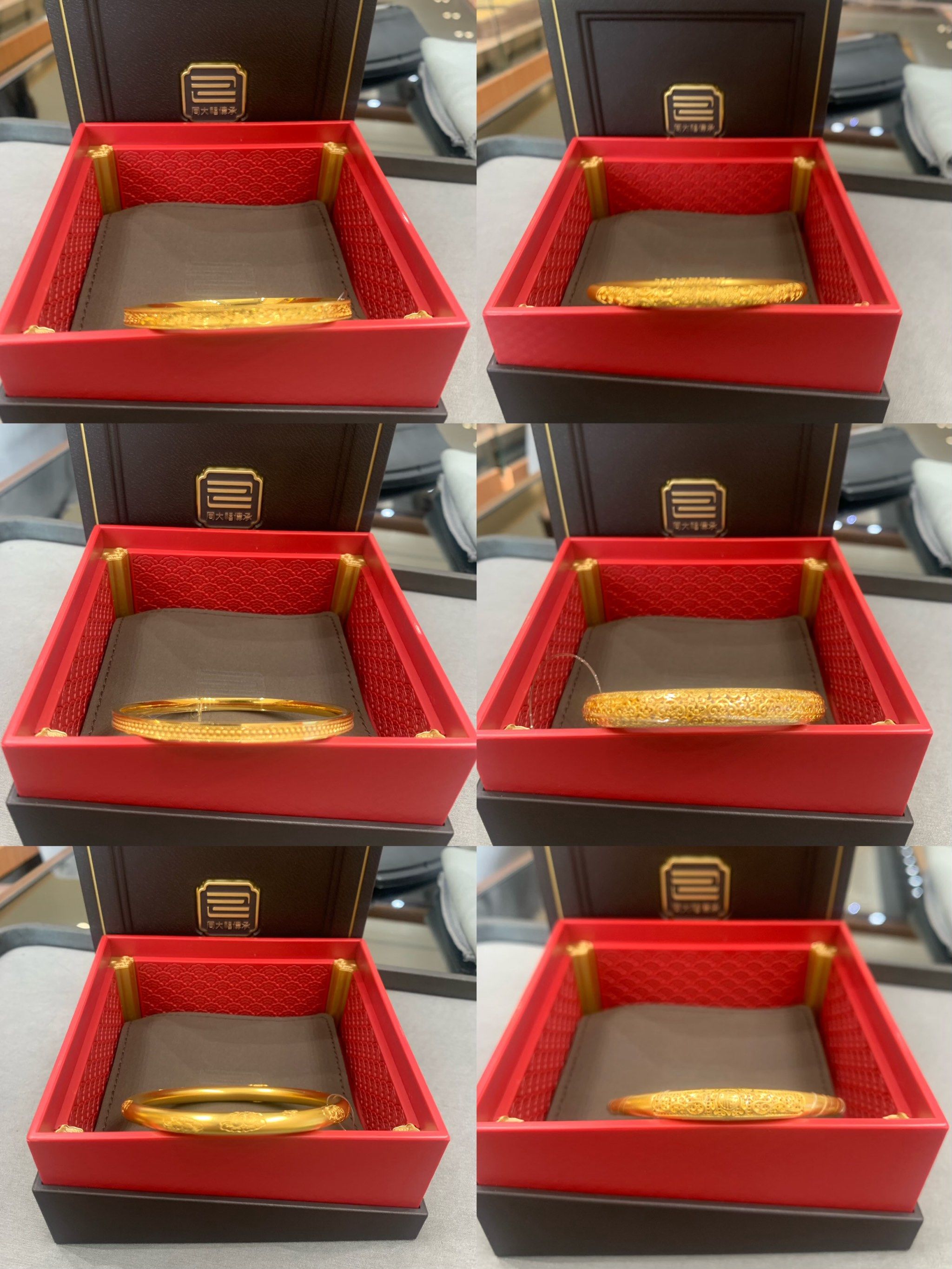 周大福黄金手镯