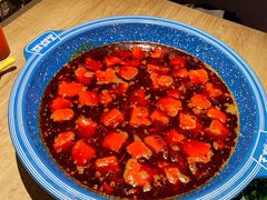 重庆原始红油现炒锅底-王歘歘·chuǎ火锅(五道营店)