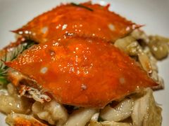 梭子蟹炒年糕-阿明小菜·海鲜·上海菜(梅陇店)