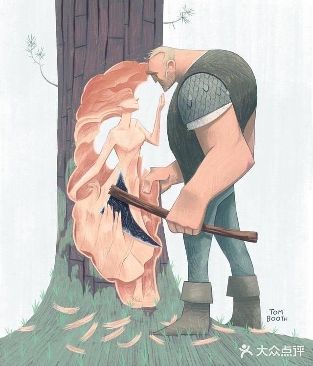 插画中平淡的画面