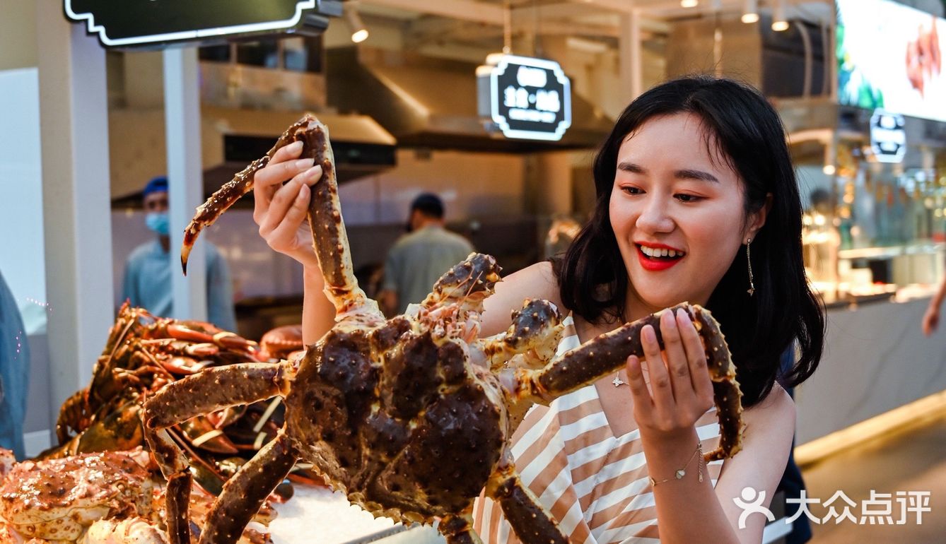 三亚必吃海鲜自助🦀帝王蟹随便吃不限量‼️