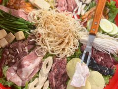 -陈叉子钢盆烤肉(中原万达店)