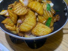 香锅土豆片-小菜园新徽菜(蚌埠蚌山万达店)