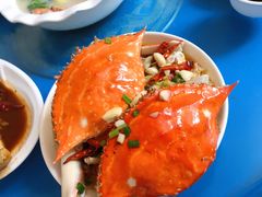 葱油白蟹-夏军农家乐